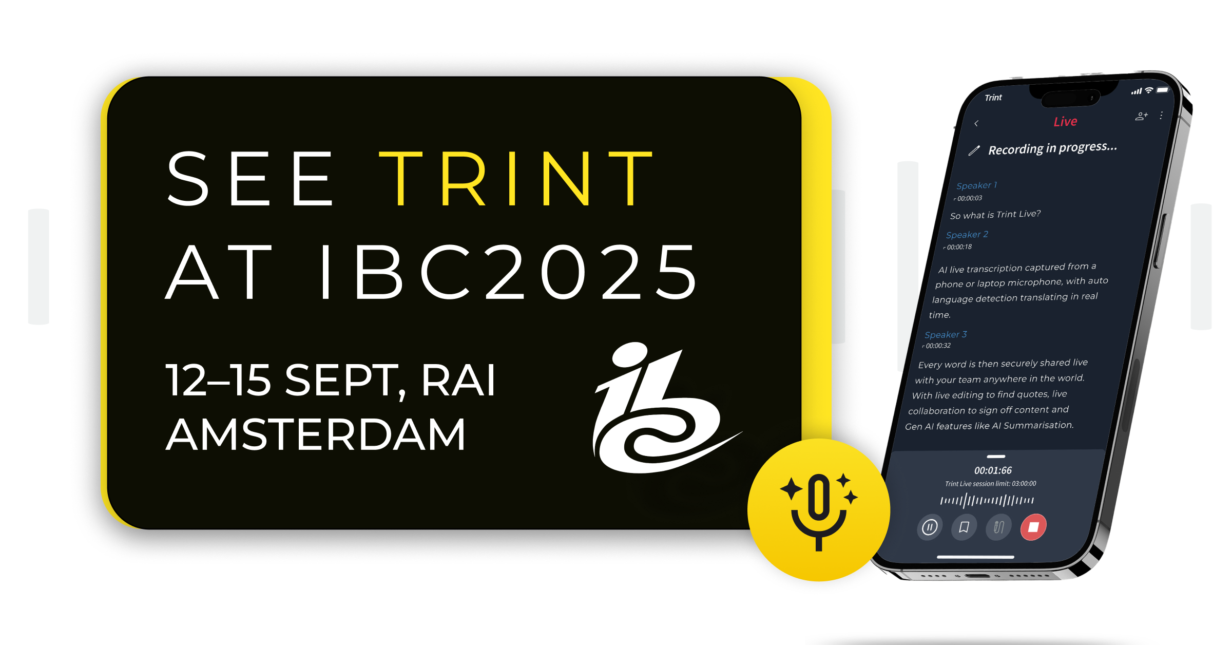 IBC2025: Discover Trint's AI Innovations for the Future of Broadcast