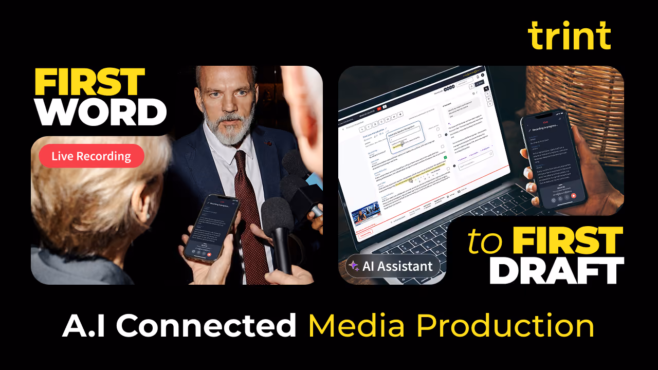 From First Word to First Draft: A.I Connected Media Production