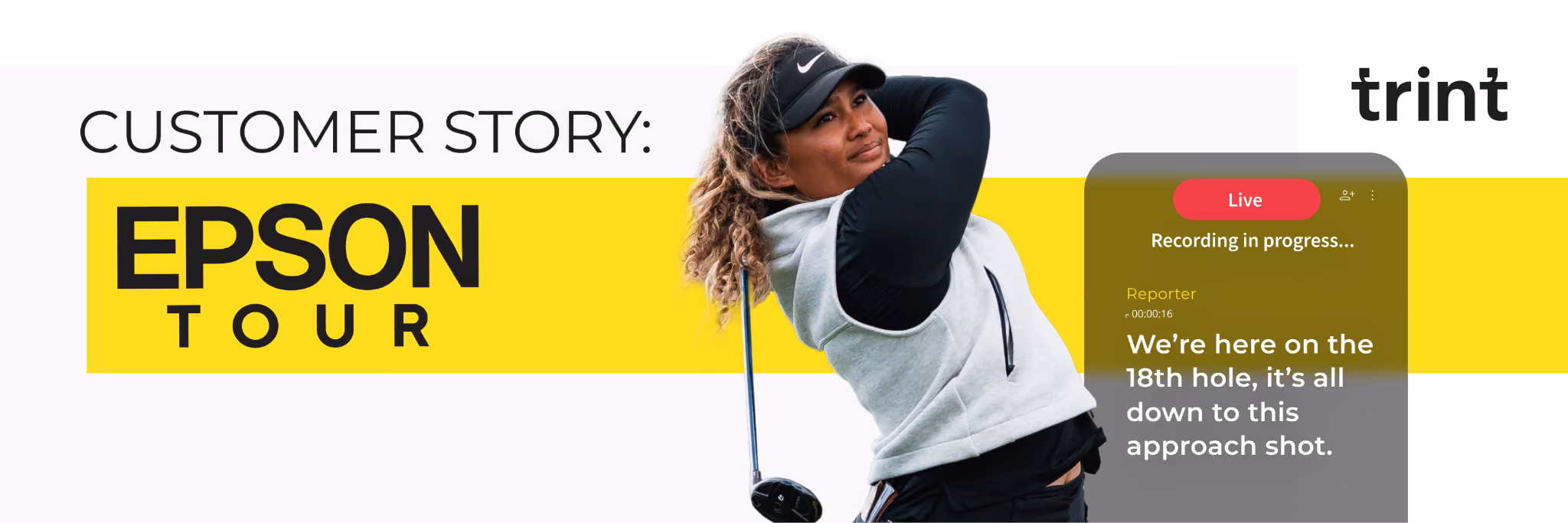 Customer Story: Epson Tour
